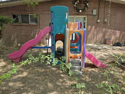 Little Tikes Activity Garden Playhouse & Slide, Toddler Climber Playset, Outdoor Fun