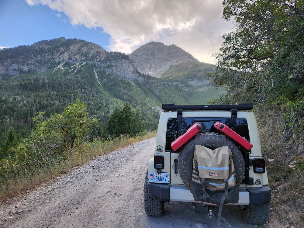 Rotopax spare tire mount