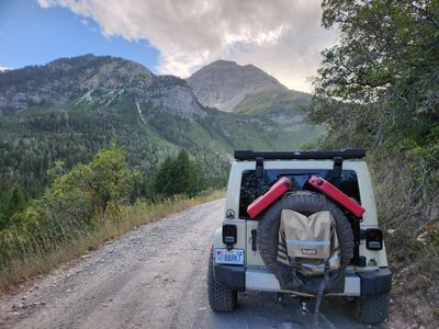Rotopax spare tire mount