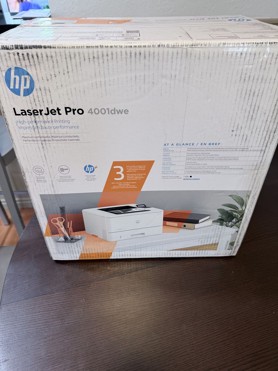 New In Box HP Laserjet Printer