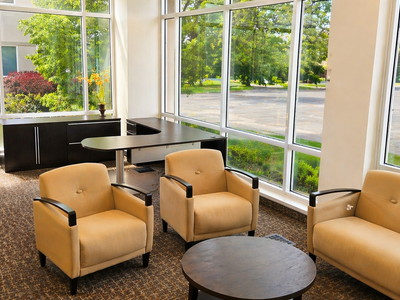 Private Office with Internet, Conference rooms, Kitchen, Print/Copy etc.