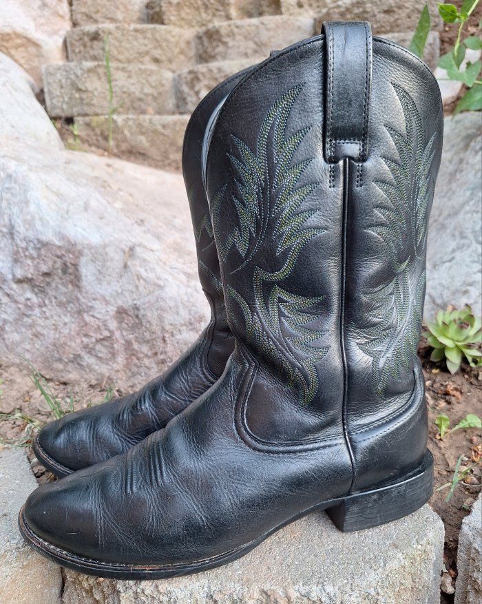Mens Ariat Heritage Stockman Western Boots 11D