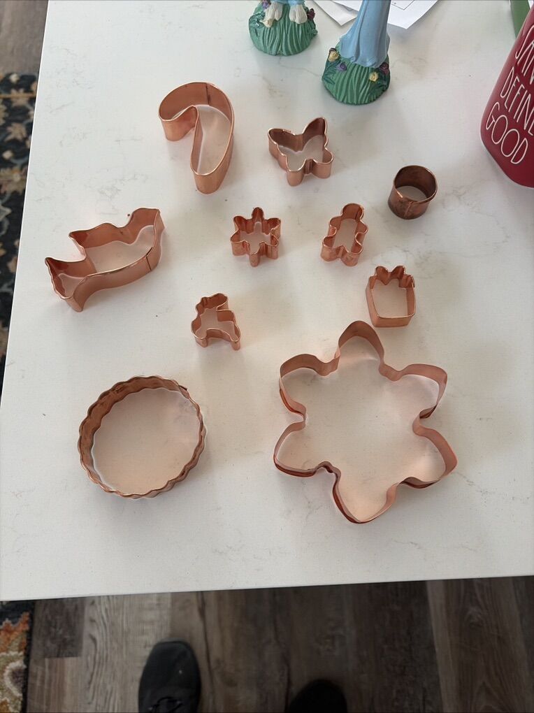 Copper Cookie Cutters
