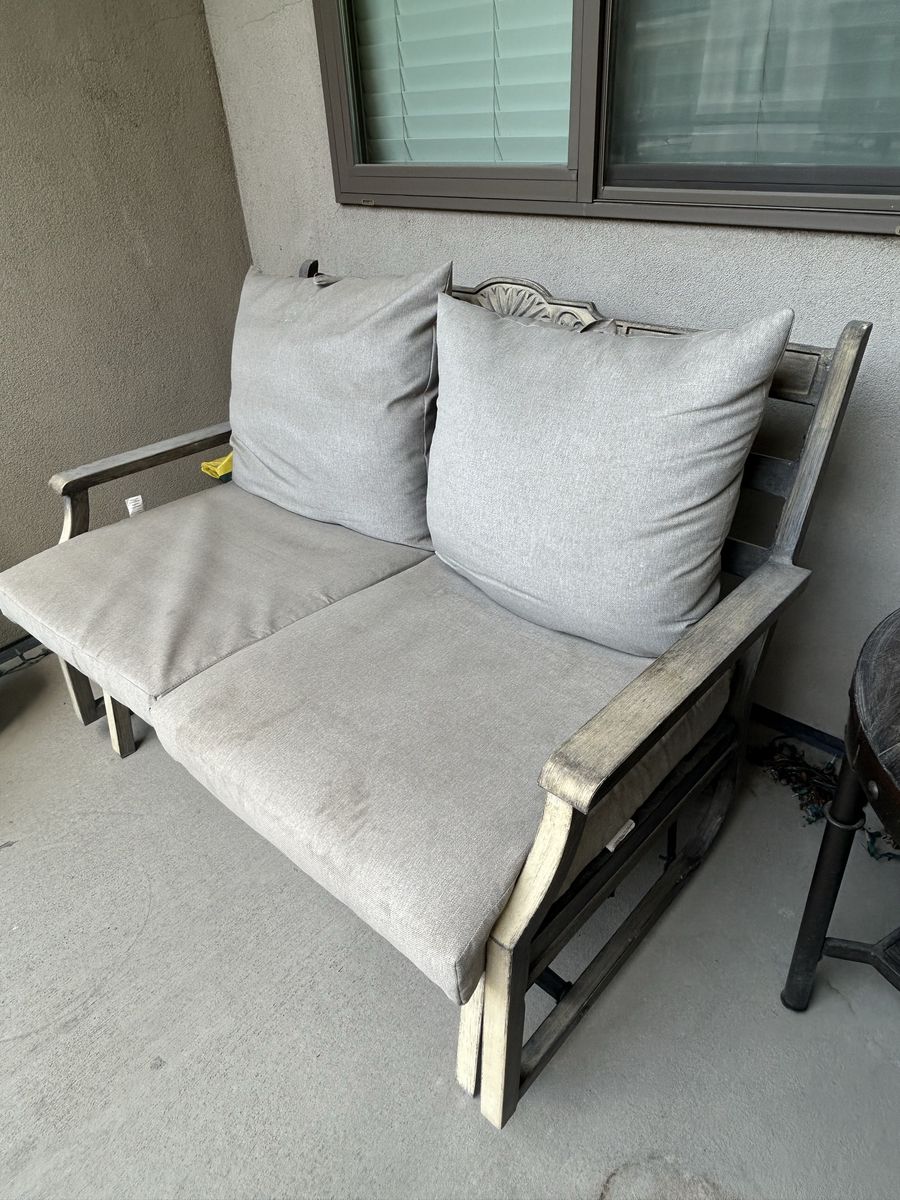 Outdoor Rocking Bench/Loveseat