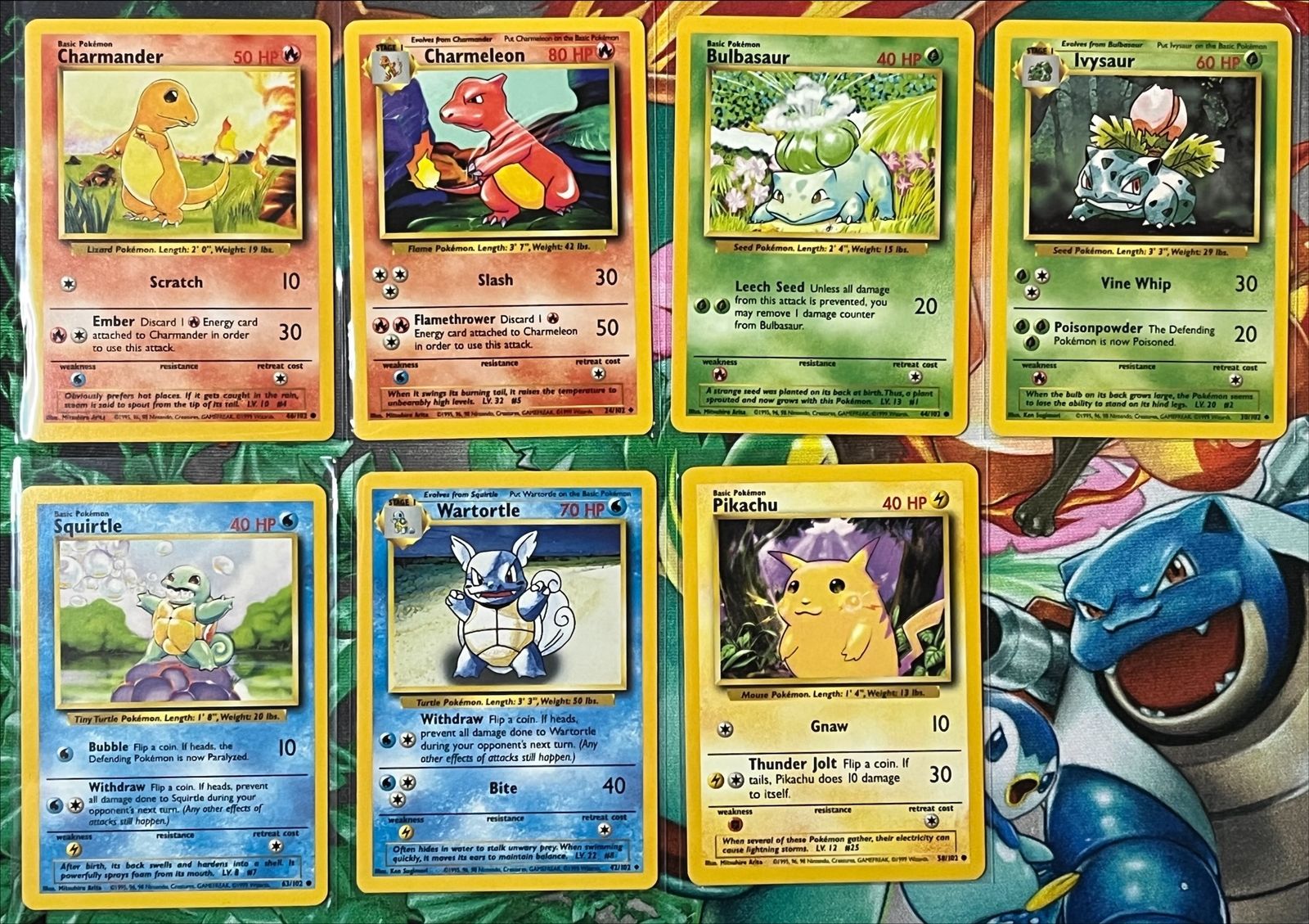 Pokémon Base Set Card Lot (47 Cards) – Vintage WOTC Set