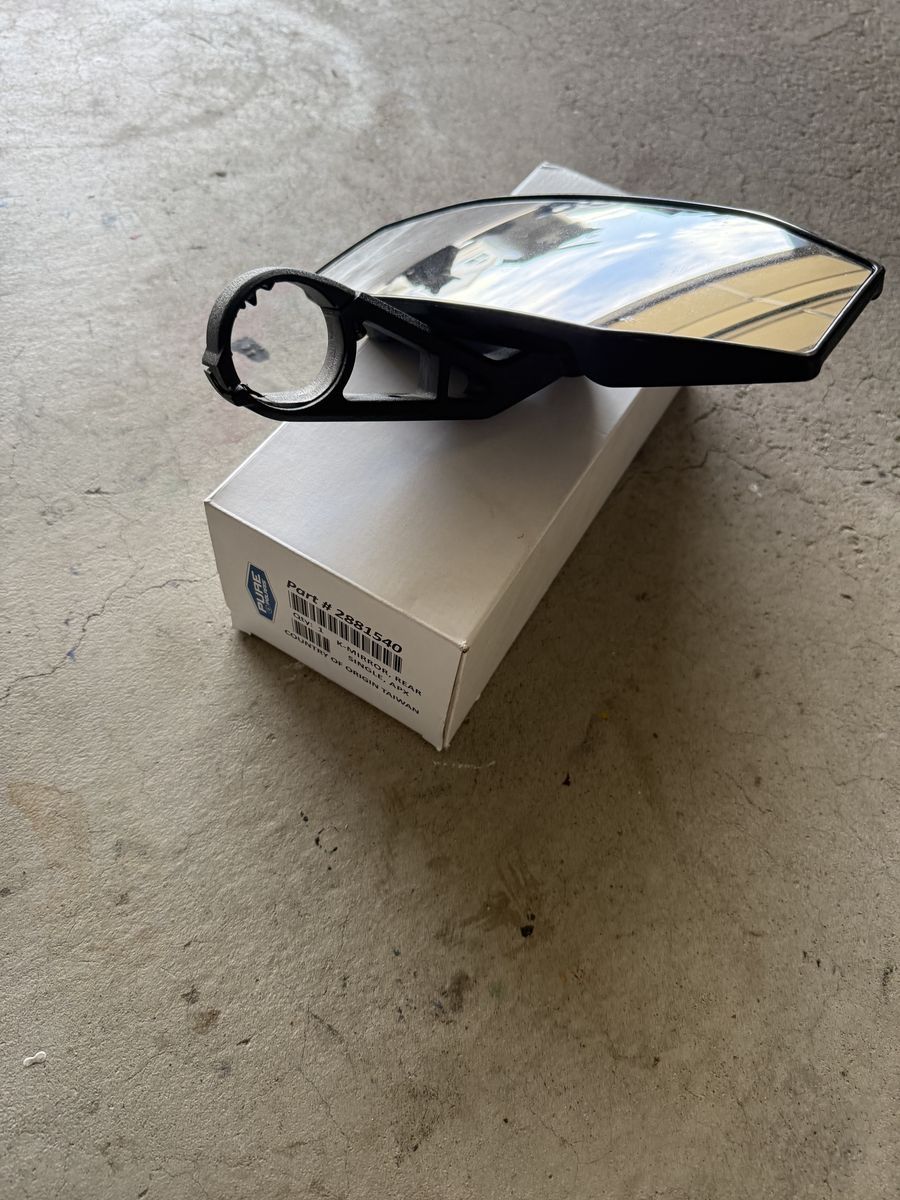 Polaris rear view mirror