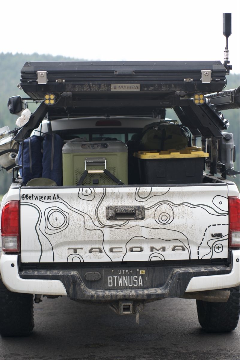 Roof tent OVS mamba 3 with rack and accessories
