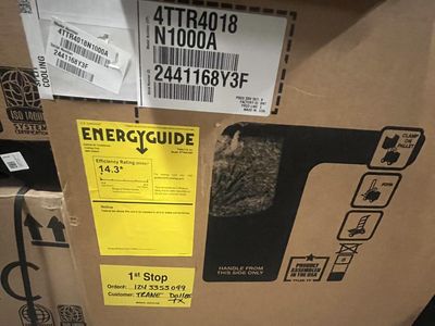 TRANE 1.5 TON R410 CONDENSER - BRAND NEW