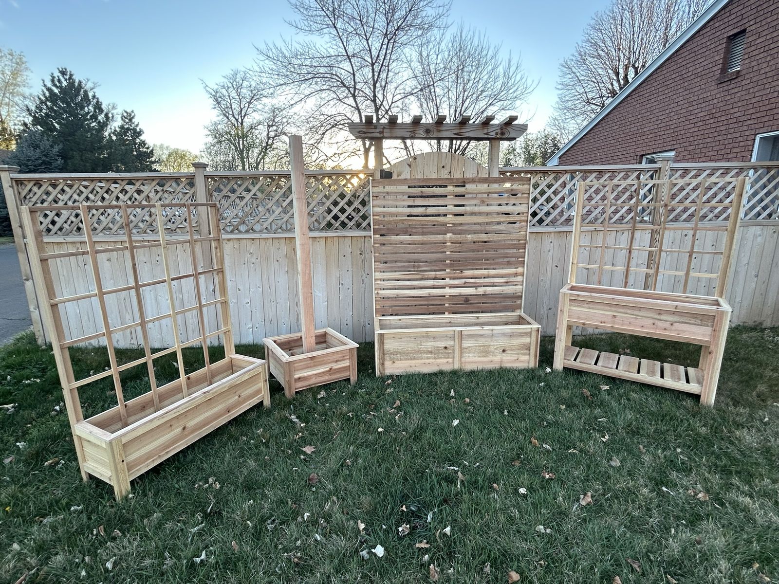 Custom Cedar Planter Boxes