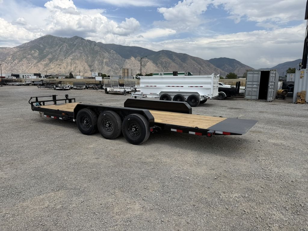 2027 PJ Trailers 7x24 T6 21K Triple Axle Equipment Tilt Trailer