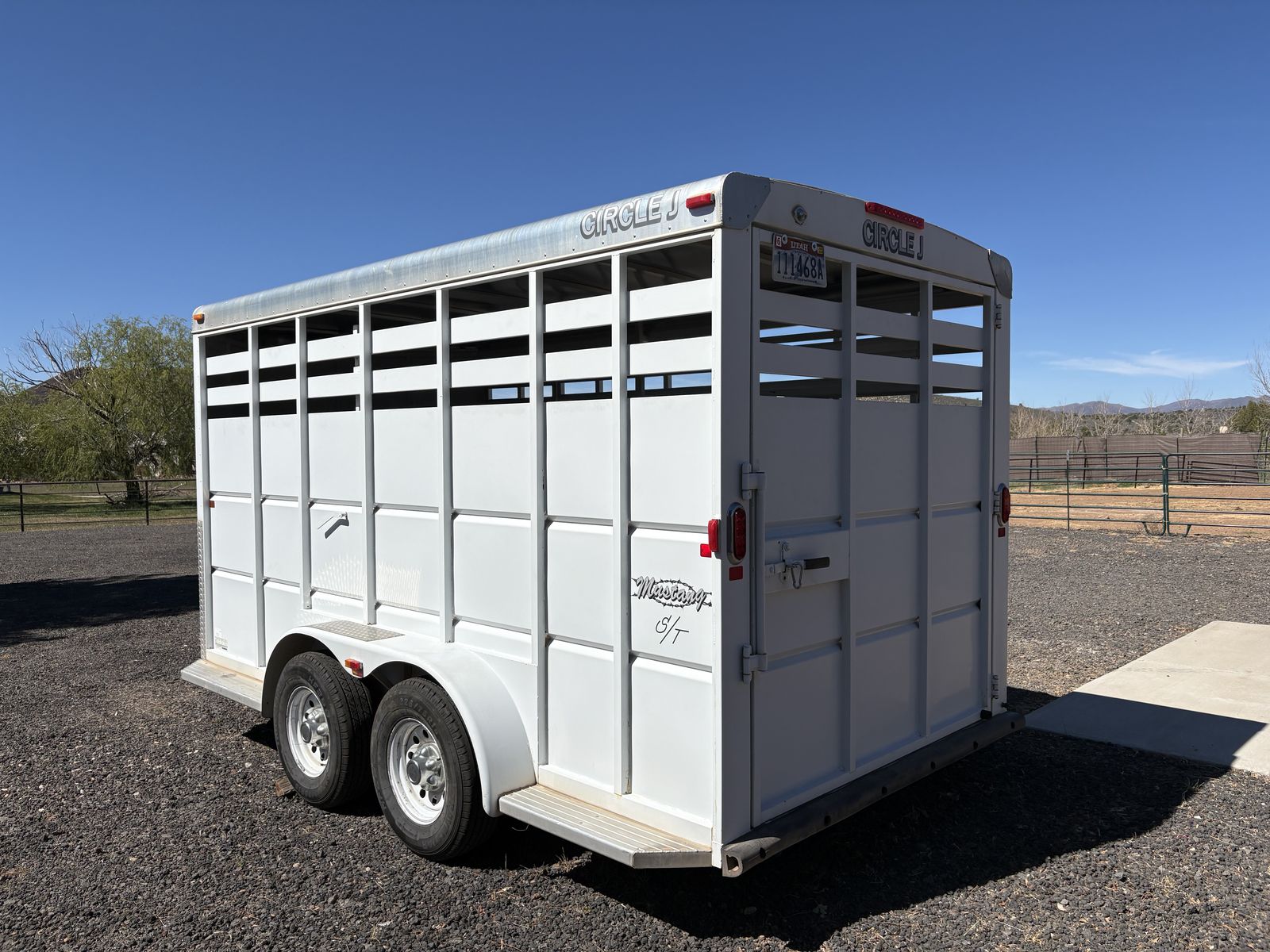 2012 Circle J 16’ Stock Trailer