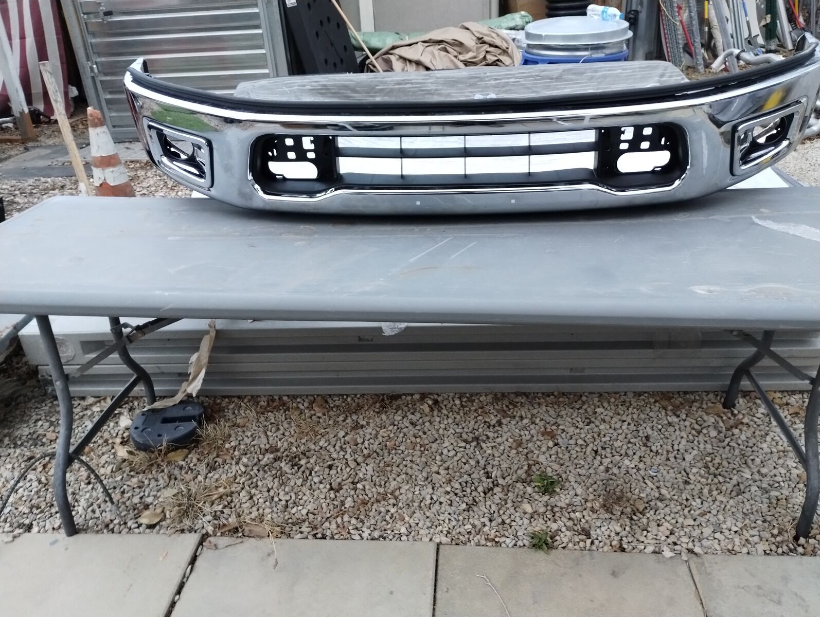 2017=TO 2019 NISSAN TITAN FRONT BUMPER