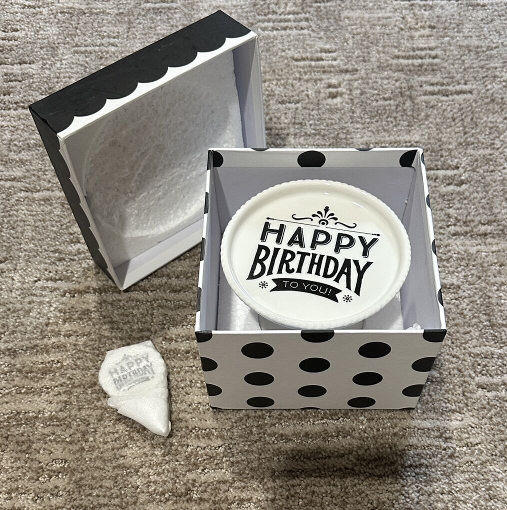 Ceramic Petite, Tiny Cake, Or Single Cupcake Stand