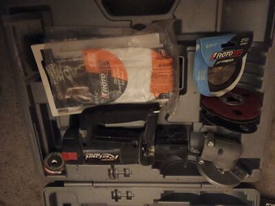 RotoZip REBEL Spiral Saw REB01 Type 1 Rotary Tool Drill Router ~Case