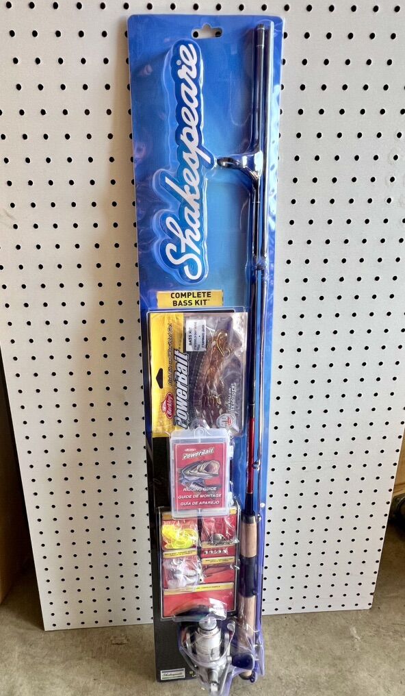 NEW Shakespeare Complete BASS Spinner Kit