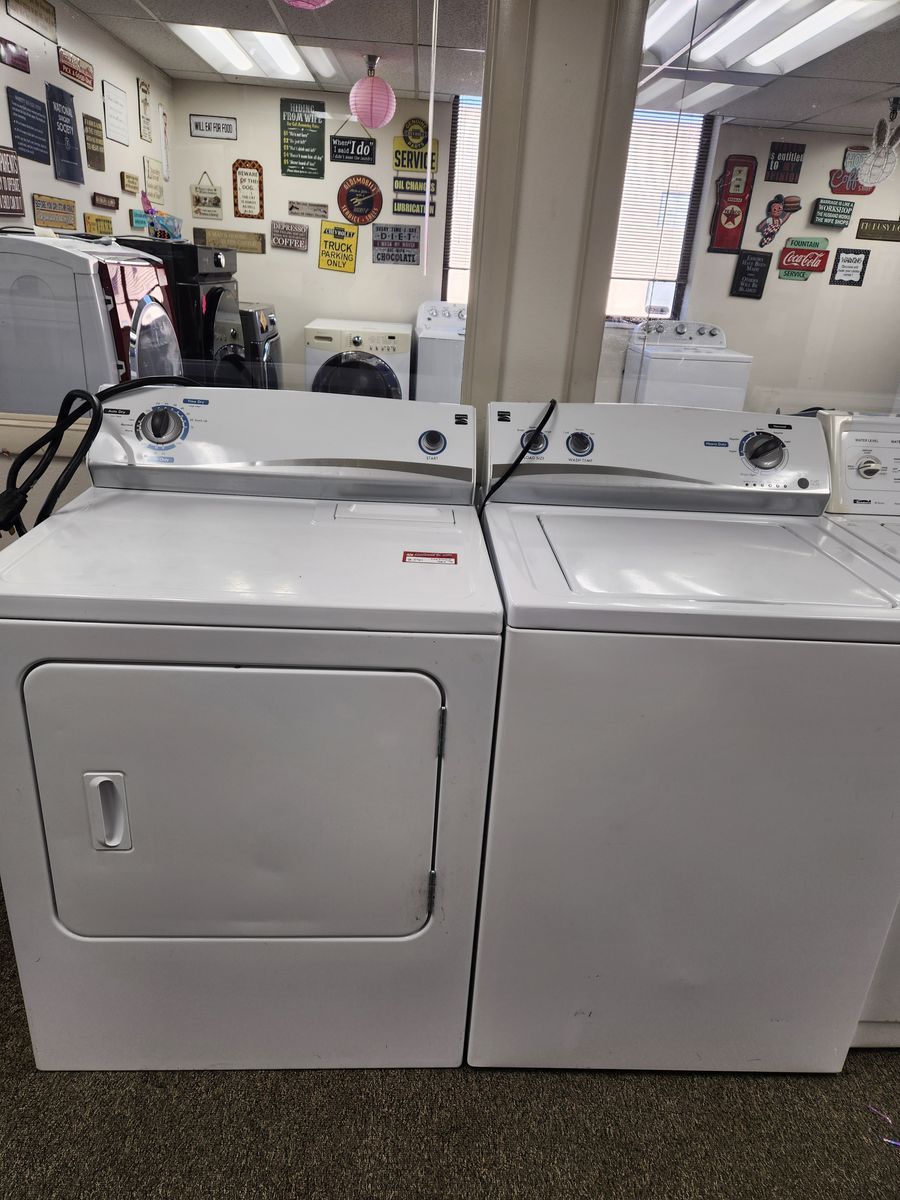 GREAT KENMORE WASHER AND ELECTRIC DRYER SET! W-WARRANTY