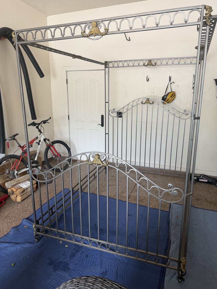 Iron/Steel Queen Bed Frame neo-victorian