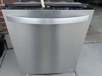 Whirlpool Stainless Steel Built-In Dishwasher with Top Controls - Used, Good Condition