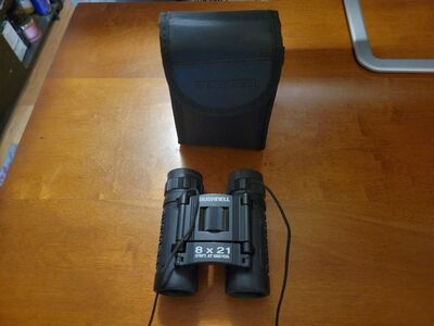 Bushnell Compact Binoculars W/Case 13-2514 8 X 21