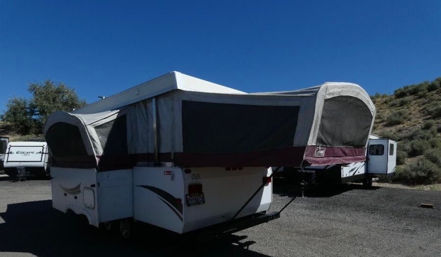 2009 Coleman Avalon High Wall Pop-Up Tent Trailer - Sleeps 8, AC & Heater