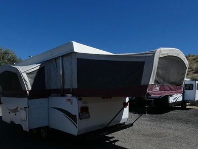 2009 Coleman Avalon High Wall Pop-Up Tent Trailer - Sleeps 8, AC & Heater
