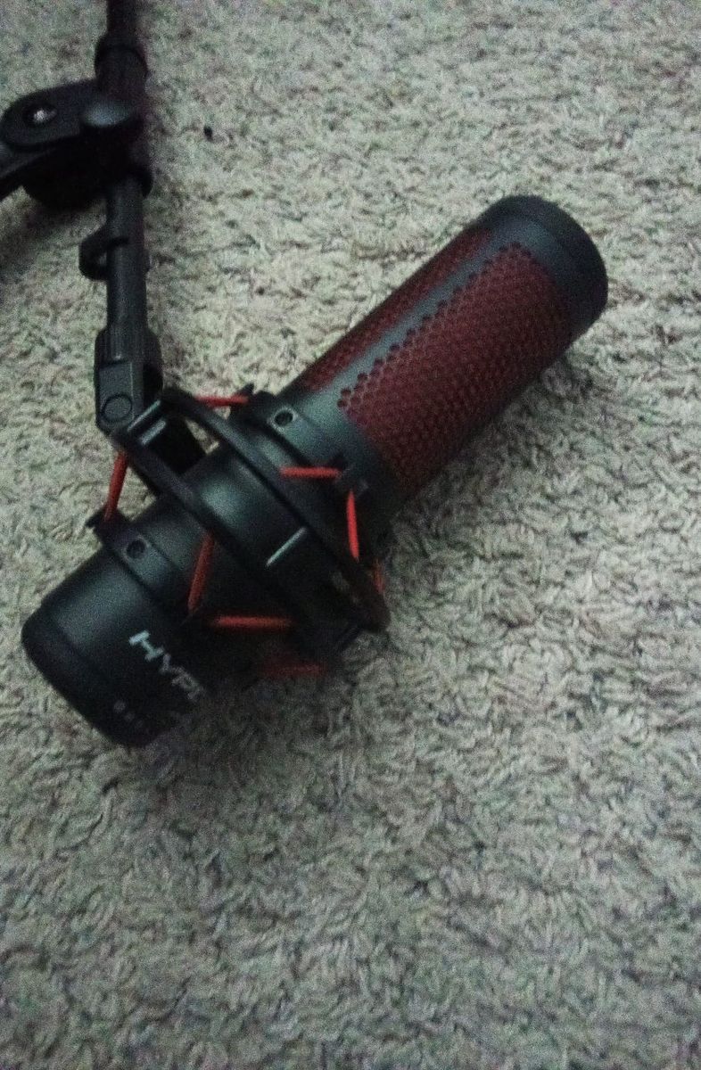 HyperX quadcast USB microphone