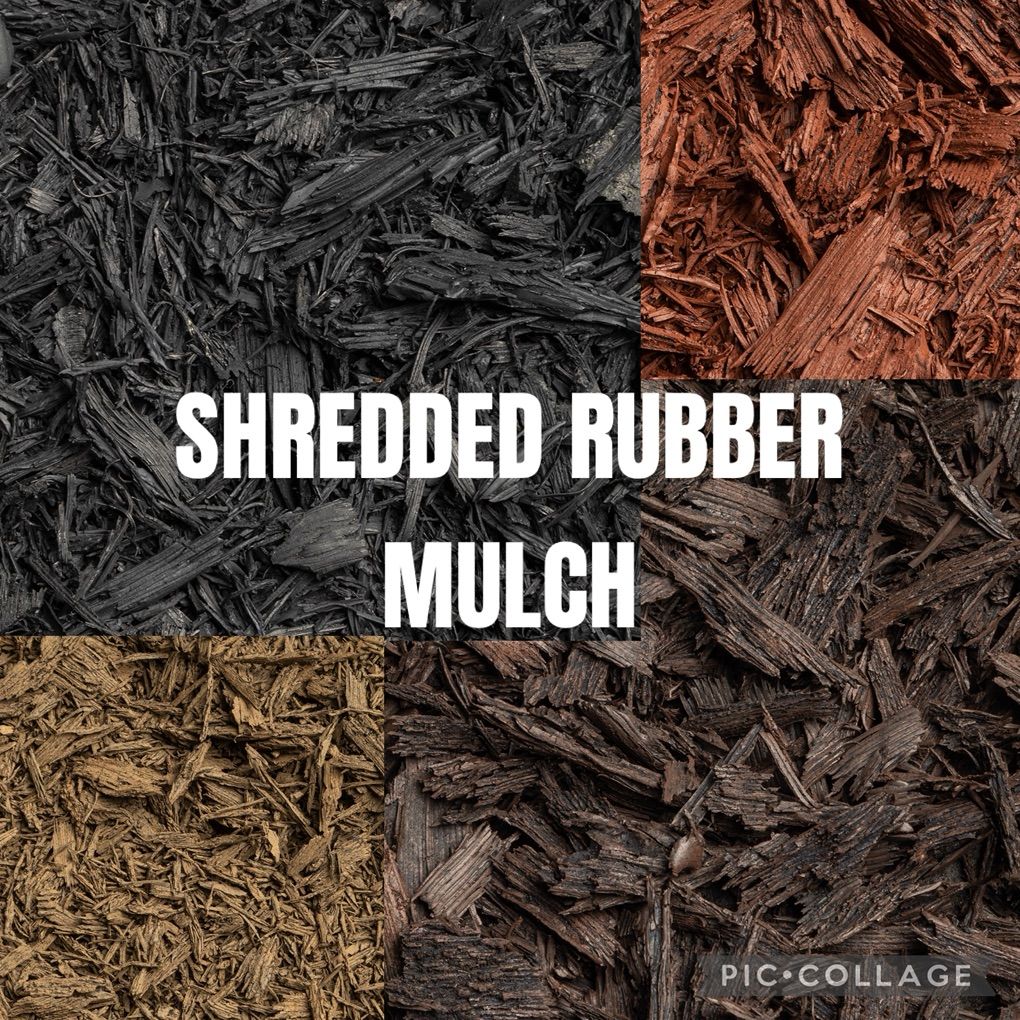 Shredded Rubber Mulch
