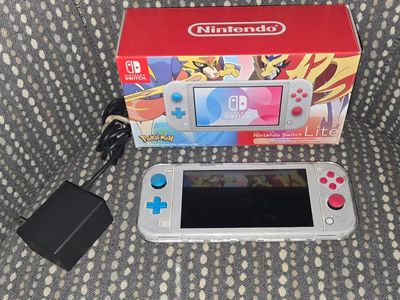 Zacian and Zamazenta Nintendo Switch Lite with original box! trades considered!