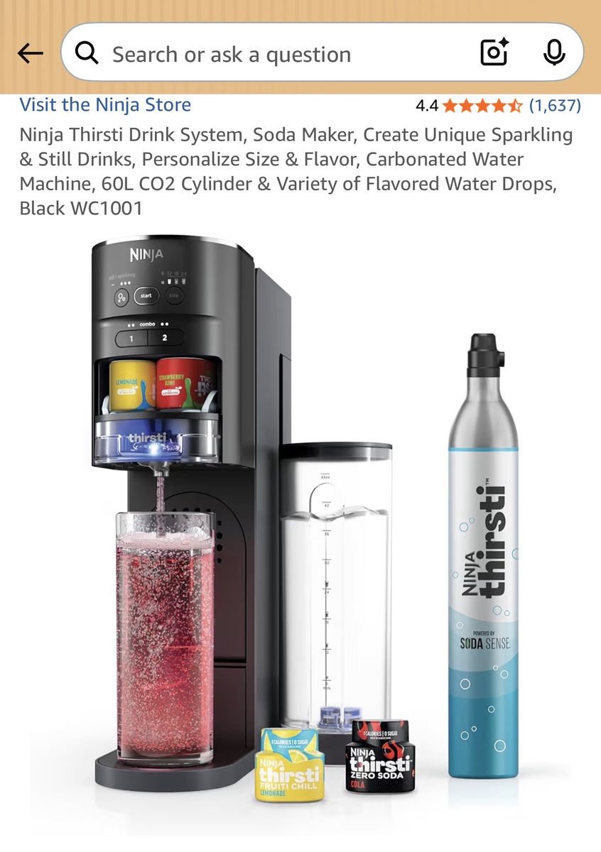Ninja Water Carbonation Unit (New in Box)
