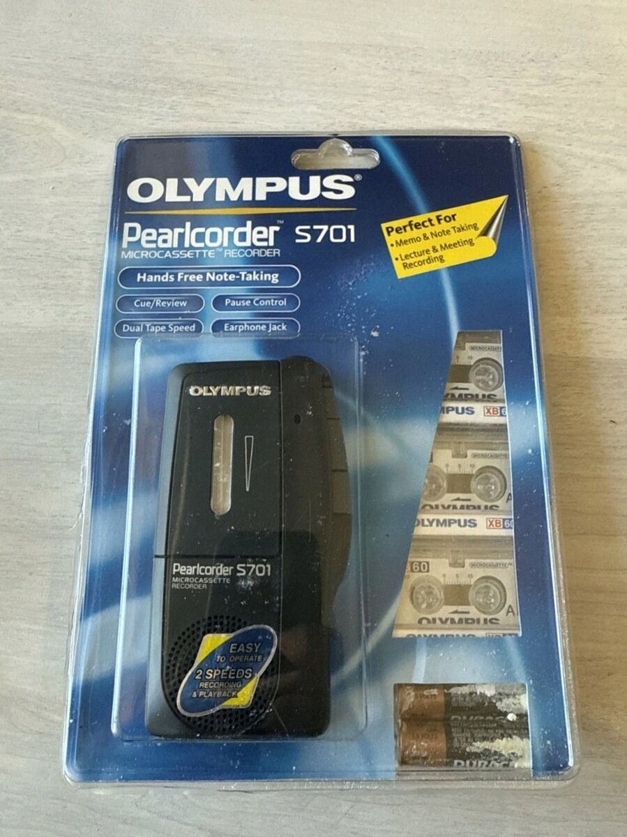 Olympus Pearlcorder Microcassette Recorder - S701