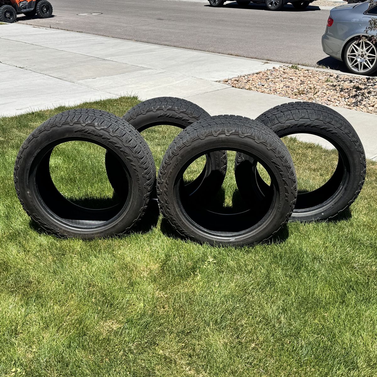 4 Falken Wildpeak AT Trail Tires - 265/50R20 - Very Good Tread