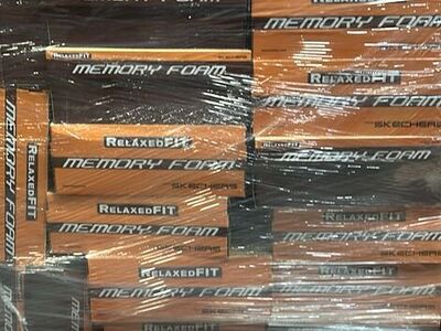 Skechers Relaxed Fit, Men's Slip On, black & taupe