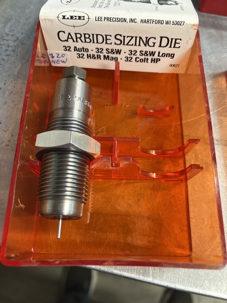 New 32 Carbide Sizing Die.