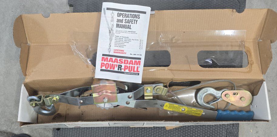 Maasdam Pow’R Pull Come Along Cable Puller / Manual Winch