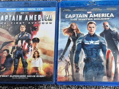 Capt America 1 & 2 Bluray