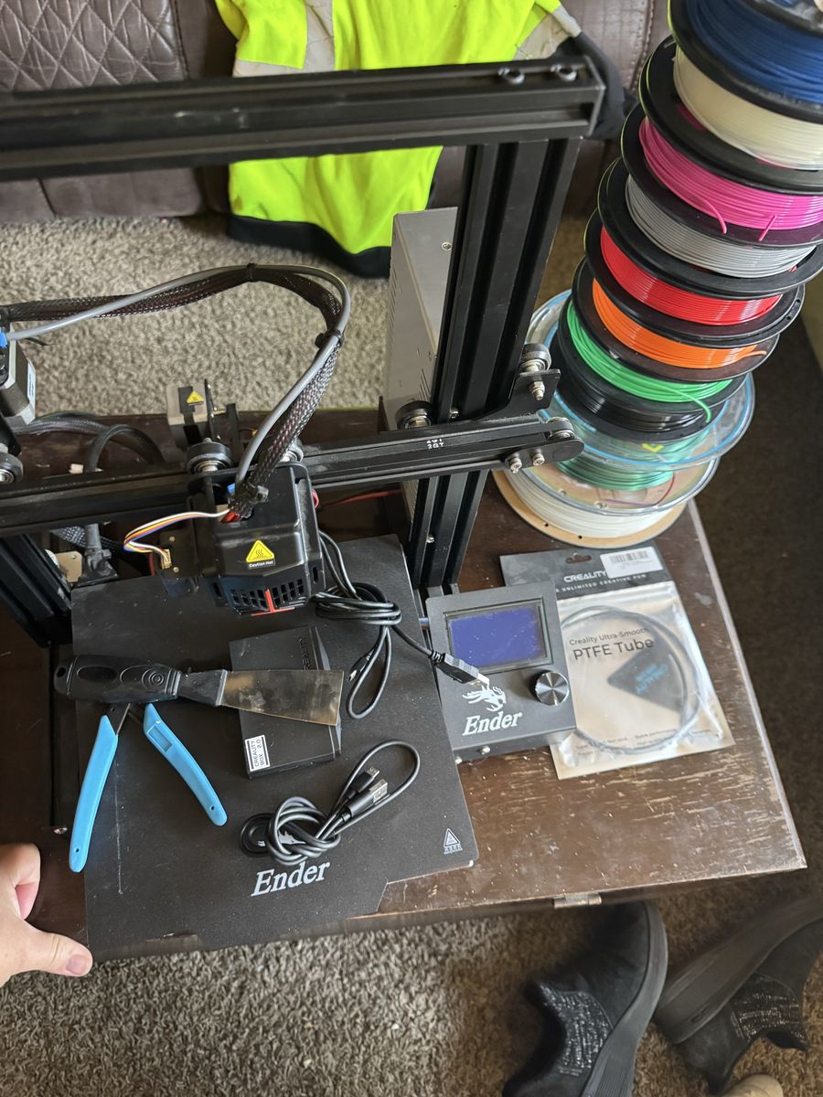Creality Ender 3 Neo 3D Printer with Filament & Accessories - Used, Excellent Condition