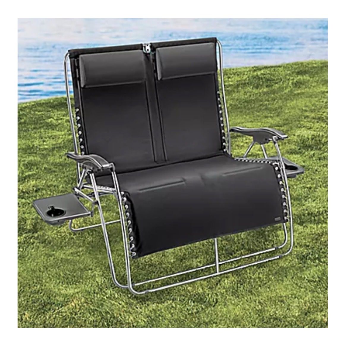 Zero Gravity Love Seat Outdoor Lawn Chair