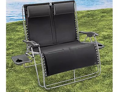 Zero Gravity Love Seat Outdoor Lawn Chair