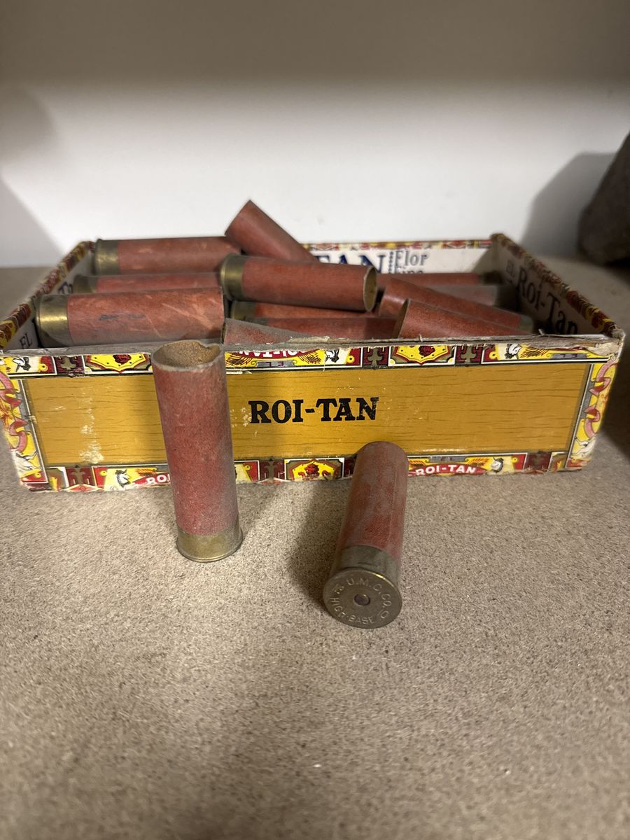 Vintage Cardboard Shotgun Shells.