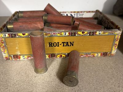 Vintage Cardboard Shotgun Shells.