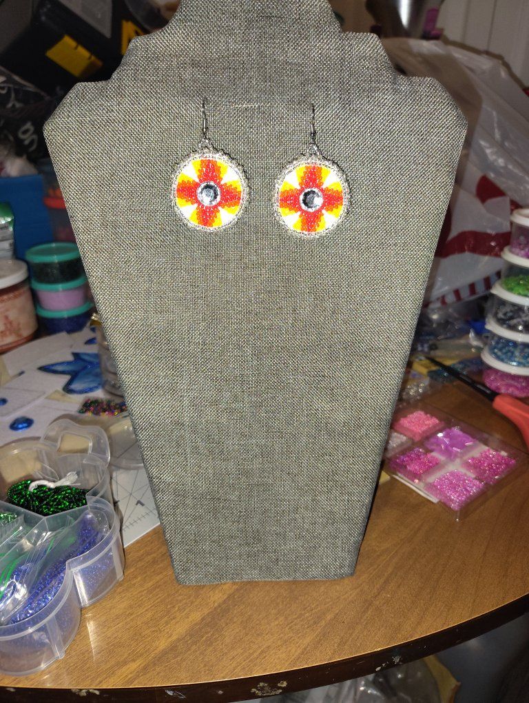 Authentic Native American, Lakota Tribe, Handmade Beaded Earrings & Artisian Style- Unique Designs, Assorted Colors & Styles, O