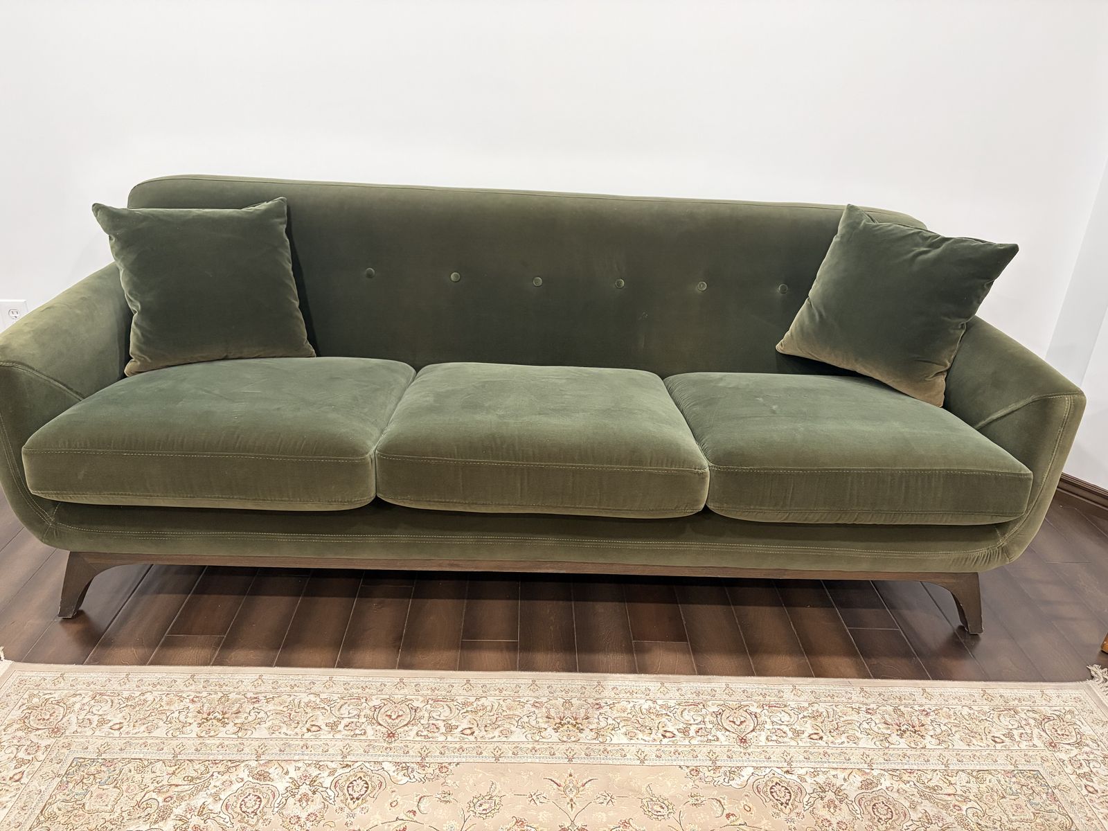 Green Velvet Couch