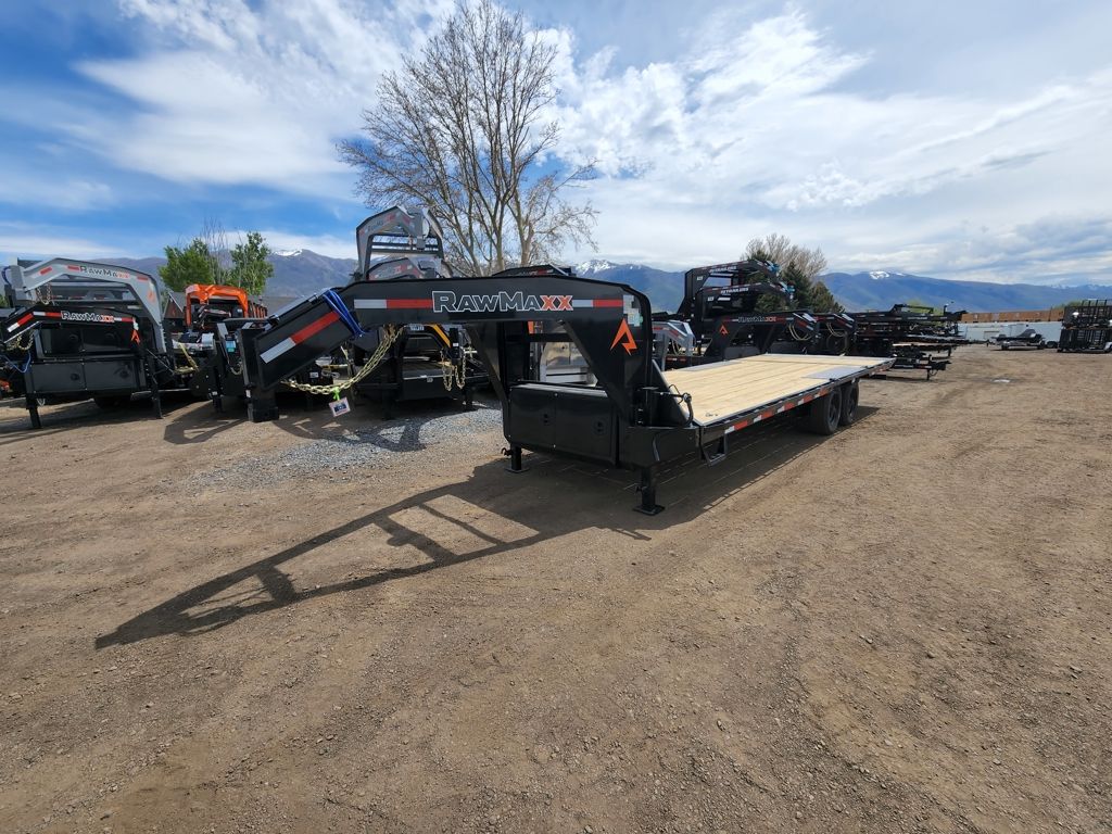 2026 RawMaxx 26' DTX Gooseneck 20K Deckover Tilt E