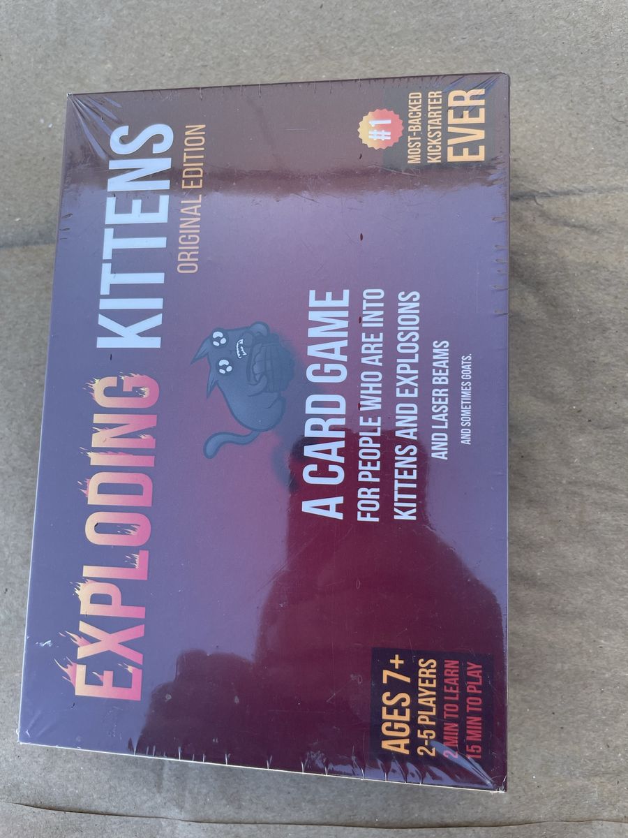 Exploding cats game