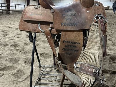 15" Scott Thomas Rope Saddle