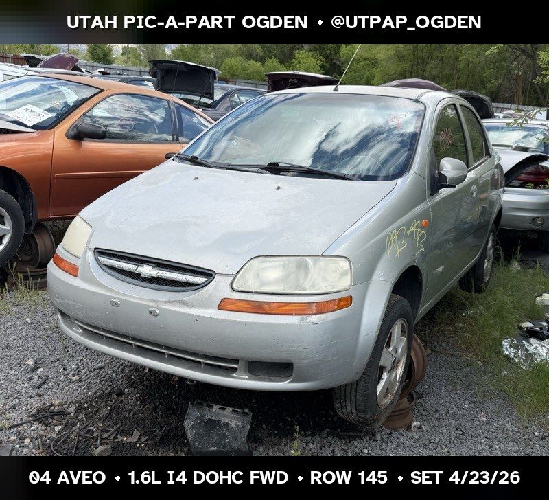 2004 Chevrolet Aveo Parts - UTPAP Ogden