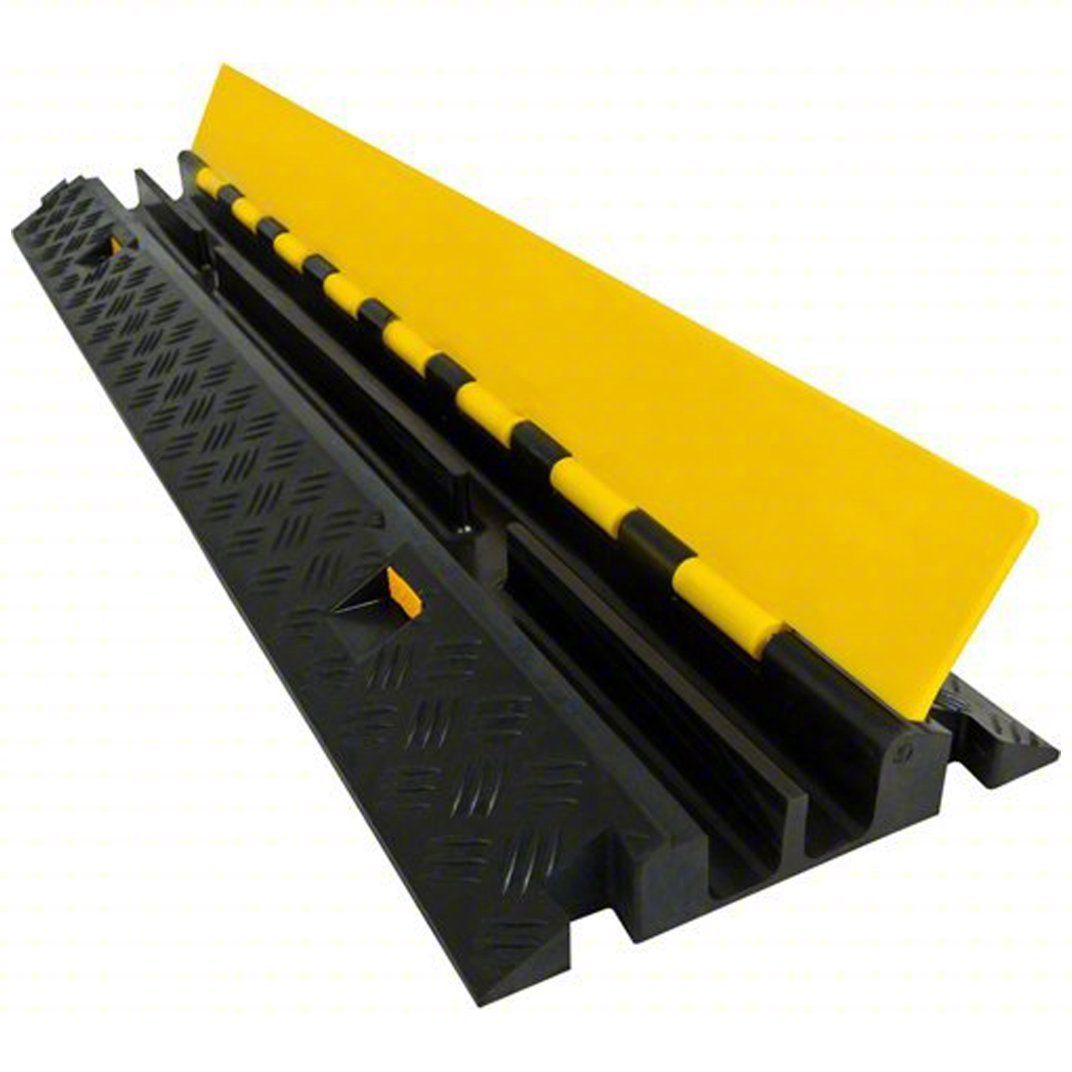 4 Two Channel Cable protectors ~40" 1 Electriduct  and 3 Vevor