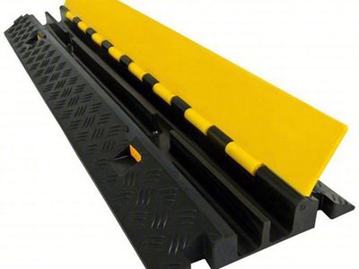 4 Two Channel Cable protectors ~40" 1 Electriduct and 3 Vevor