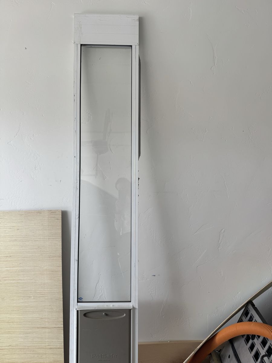 Pet door aluminum with glass