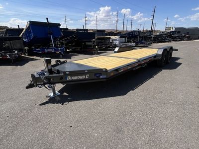 7x22 Diamond C HDT 207 Tilt Trailer - 15.5K GVWR -